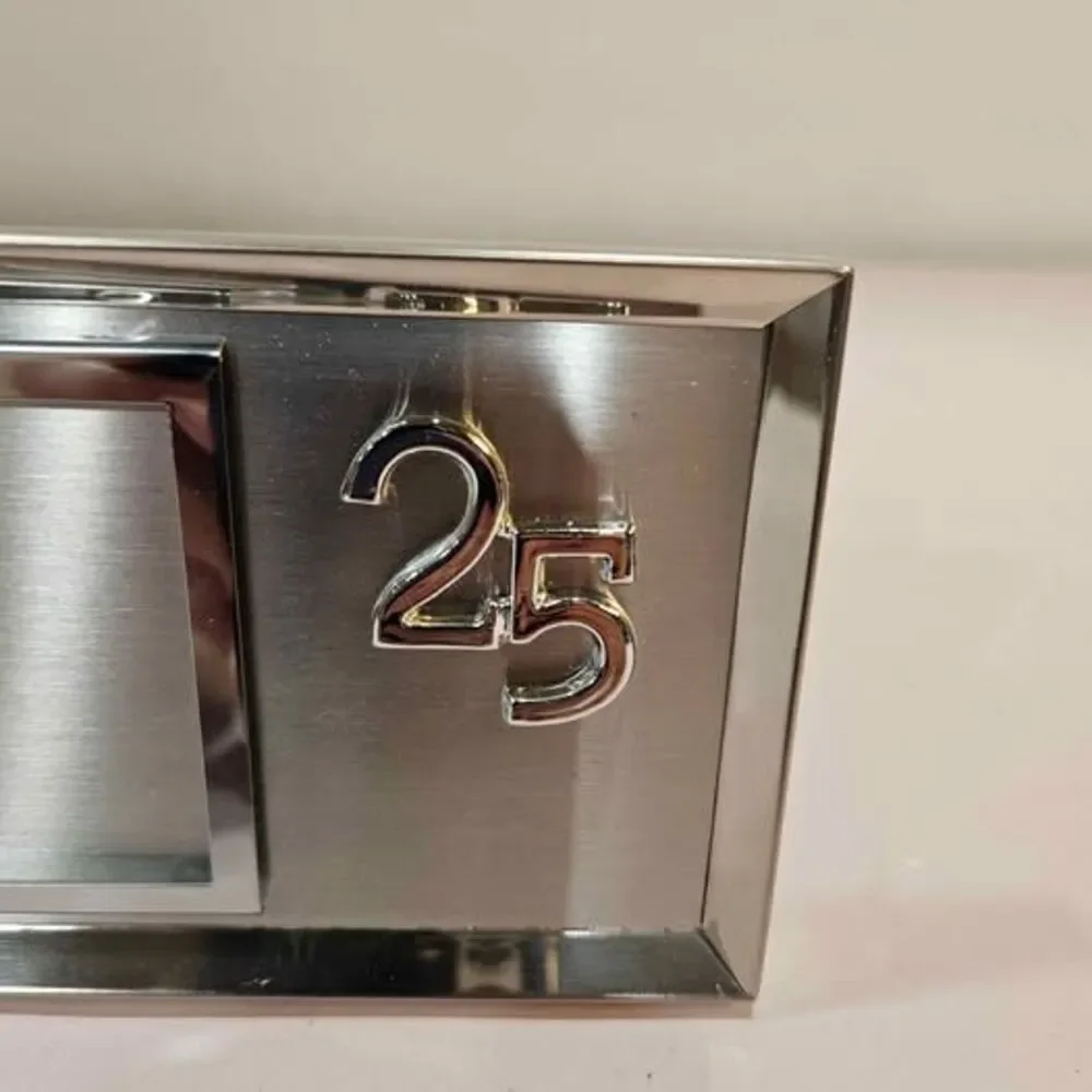 25th Anniversary Silver Photo Frame